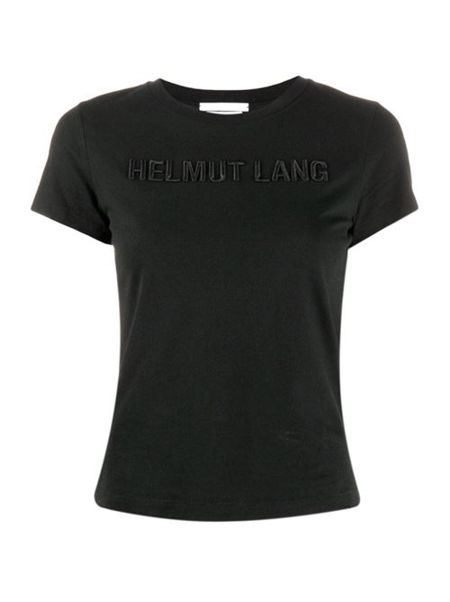 T-shirt con logo ricamato HELMUT LANG | J06DW502XNU